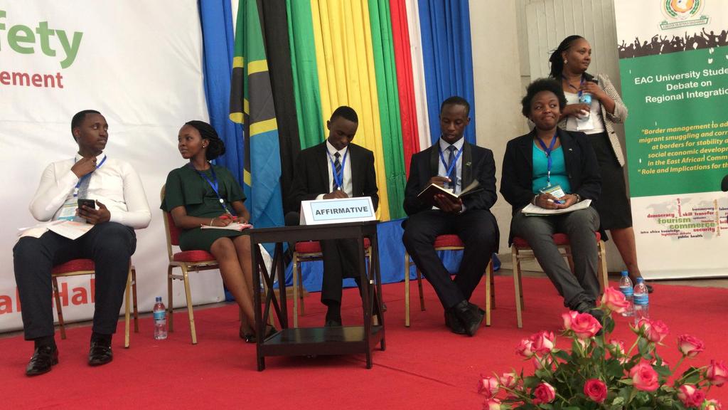 barrybless4's tweet photo. The fully constituted and ingenious East African team. Turi umuryango 😄
#6EACDEBATES https://t.co/vlsBlUv0b8