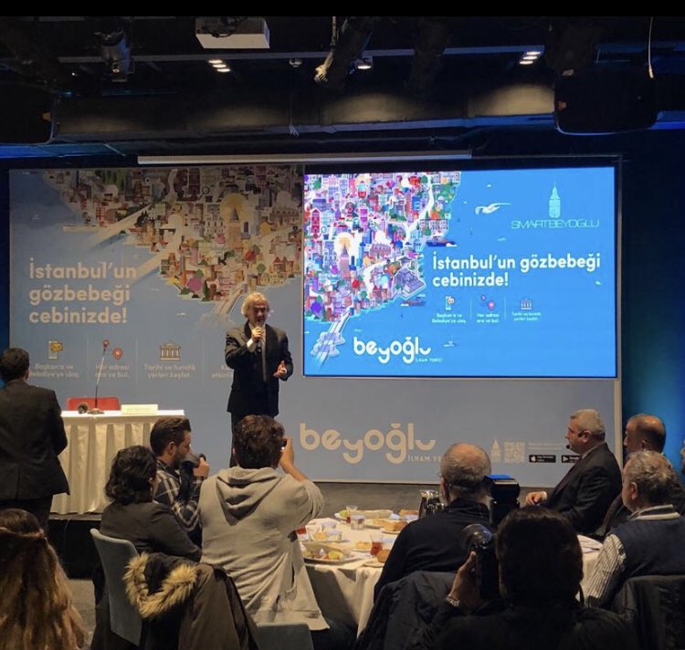 #SmartBeyoglu ile #beyoğlu avcunuzun içinde. #ahmetmisbah