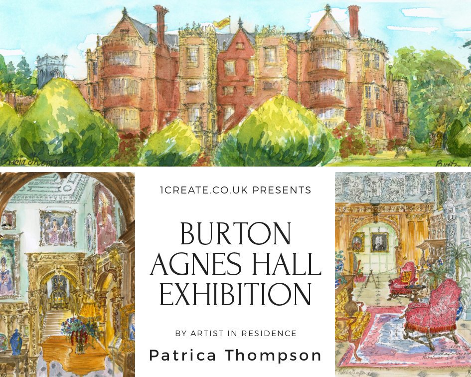 1create Presents Burton Agnes Hall Art Exhibtion. The Exhibtion is open to public viewing on this link 1create.co.uk/patricia-thomp… 
@BurtonAgnesHall @HullFerens @C4DIHull @Redlocz @TheDesignMeetup @alanraw #art #artist #artworld #business #artadventcalendar #exhibition #hull #1create