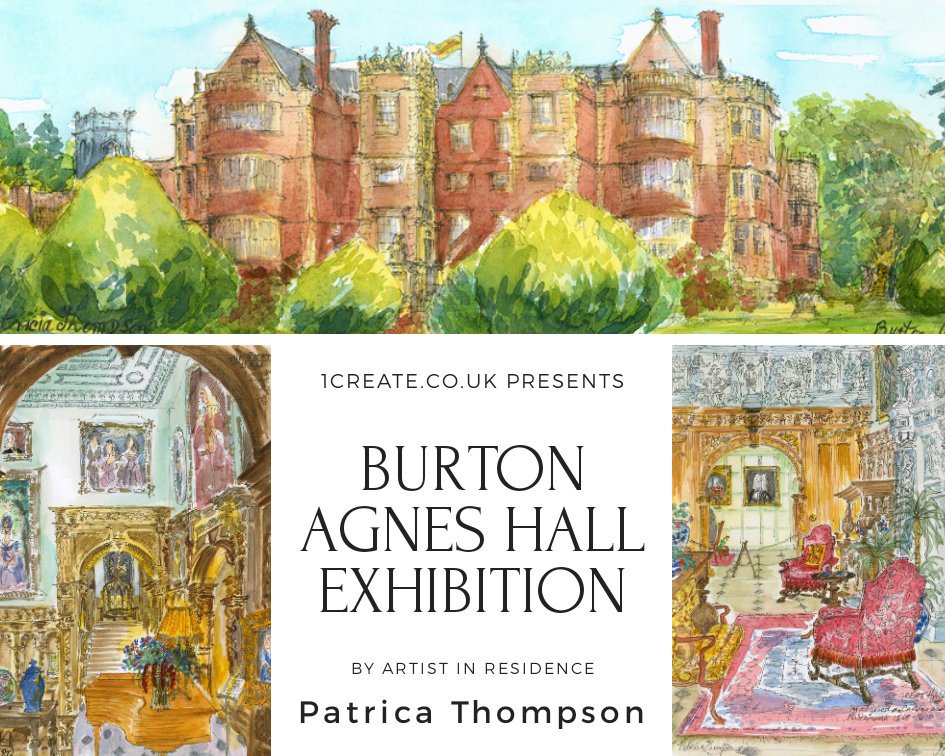 T_C_N__'s tweet photo. 1create Presents Burton Agnes Hall Art Exhibtion. The Exhibtion is open to public viewing on this link https://t.co/5CdVISFRWd 
@BurtonAgnesHall @HullFerens @C4DIHull @Redlocz @TheDesignMeetup @alanraw #art #artist #artworld #business #artadventcalendar #exhibition #hull #1create https://t.co/SpcZctU068