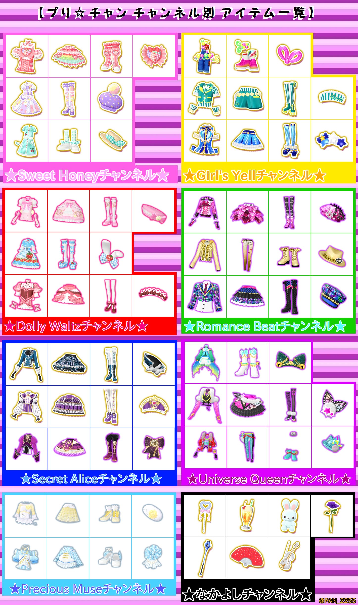 プリチャン☆トップス一覧 プリチャン☆トップス一覧 キラッとプリ