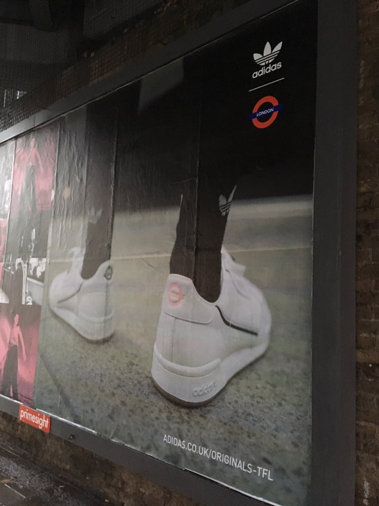 TfL collaborating with Adidas?! Is this a TfL initiative to encourage more walking or a distraction from their core activity.