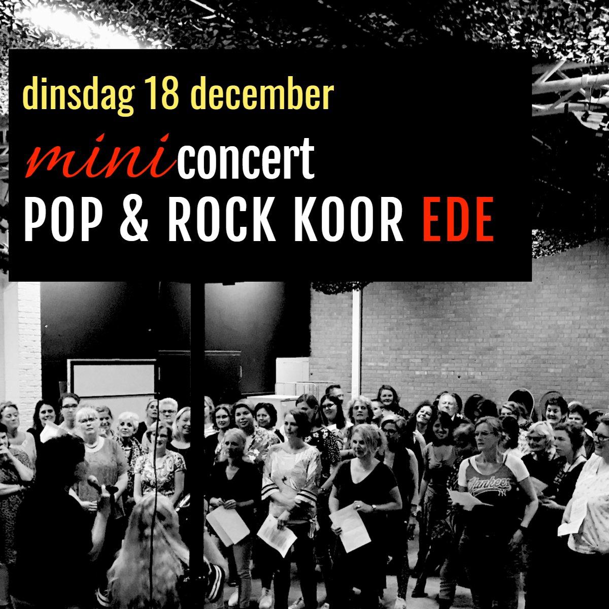 popenrockkoor's tweet photo. Afgelopen september pas gestart maar wat hebben ze al hard gewerkt. Daar moet gewoon naar geluisterd worden! Kom lekker (gratis) luisteren op dins. 18 december a.s. om 20:00 uur in Poppodium Astrant in Ede. (Kuiperplein 31) #koor #ede #astrant #gratis #concert #zingen #hobby https://t.co/UrCPoaR2zP