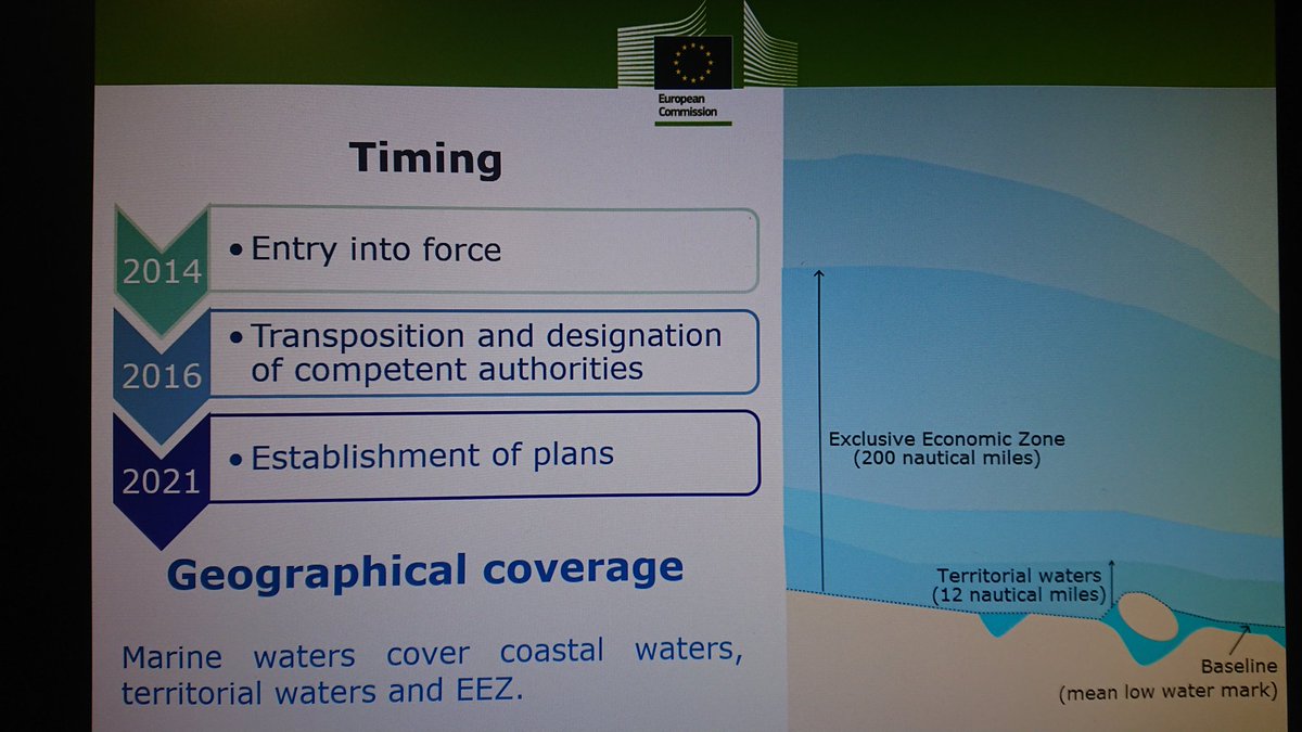 Searica_ITG's tweet image. Ms MABILIA from @EU_MARE stresses the key role #MSP directive plays in ensuring sustainable maritime development in the #Mediterranean
The concept of multi-use of space is central to find ways to combine different activities in the same place including #maritimeprotection