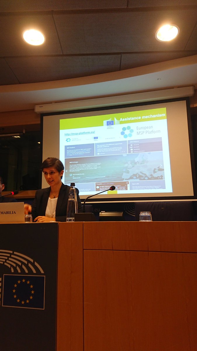 Searica_ITG's tweet image. Ms MABILIA from @EU_MARE stresses the key role #MSP directive plays in ensuring sustainable maritime development in the #Mediterranean
The concept of multi-use of space is central to find ways to combine different activities in the same place including #maritimeprotection