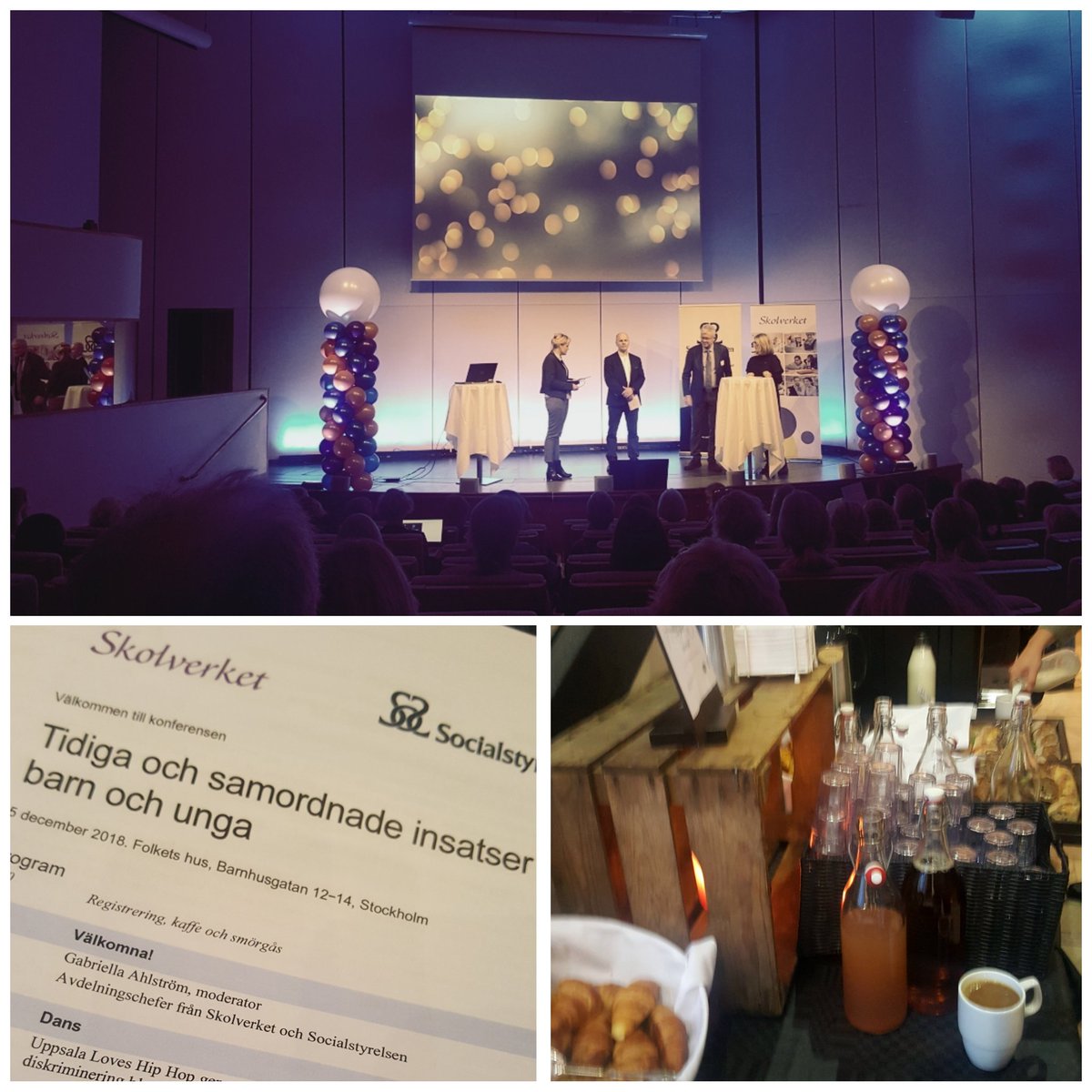 JagmedS's tweet photo. Samverkan på molnfri höjd - nu börjar konferensen som arrangeras av både Skolverket och Socialstyrelsen och #jagmed Nyköping-Oxelösund är här! https://t.co/u64GhNKXEv
