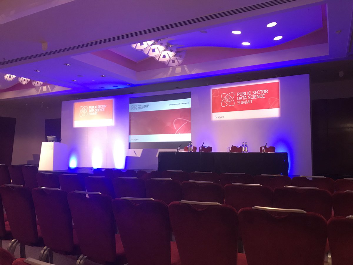 Looking forward to this morning <a href="/PSDataScience/">Public Sector Data Science Summit</a> #PSDATA18 How does the public sector accelerate adoption of #AI #Machinelearning ? Hopefully answers &amp; examples today