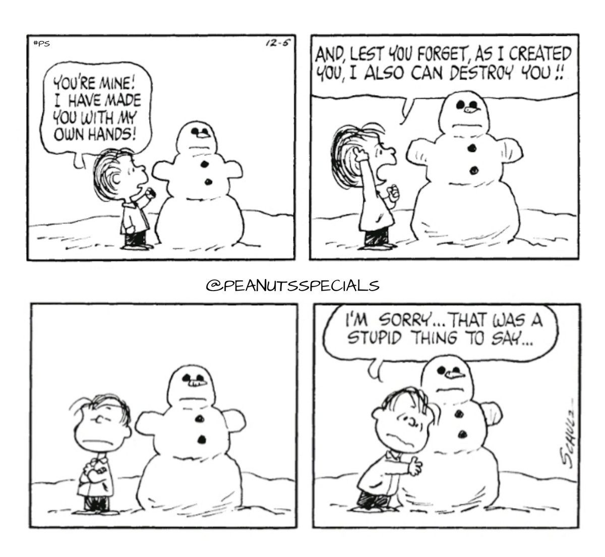 PeanutsSpecials's tweet photo. First Appearance: December 5th, 1969
#peanutsspecials #ps #pnts #schulz #linusvanpelt #mine #made #hands #lest #forget #createdyou #destroyyou #sorry #stupid #say https://t.co/hvsusnvZXe https://t.co/8XSydf15tg