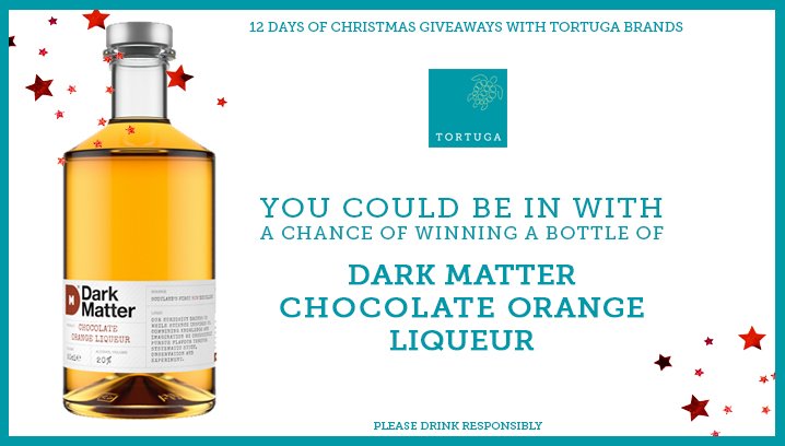distilledbrands's tweet photo. 12 Days of #Christmas #Competition 5! 

Win a bottle of @darkmatterrum Chocolate Orange #Liqueur.

To enter:
🍸 RT
🍸 Follow us

Available from @TheDrinkShop.

Ends 9am 7/12/18. 18+ to enter. UK only. T&amp;Cs Apply. 1 winner will be selected from all social media entrants. #Rum https://t.co/emjxyy7XX9