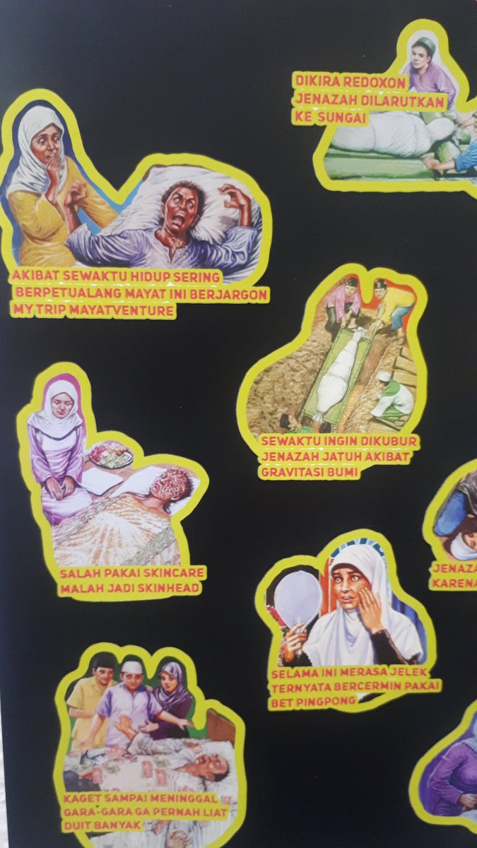 sigya's tweet photo. saya dengar kemarin ada yang mencari stiker azab.

saya jual nih
specs:
A4
Vinyl
Die cut
Idr 50k

bisa langsung dm atau via ig @argyadhyaksa juga boleh https://t.co/dkxjGXE6fK