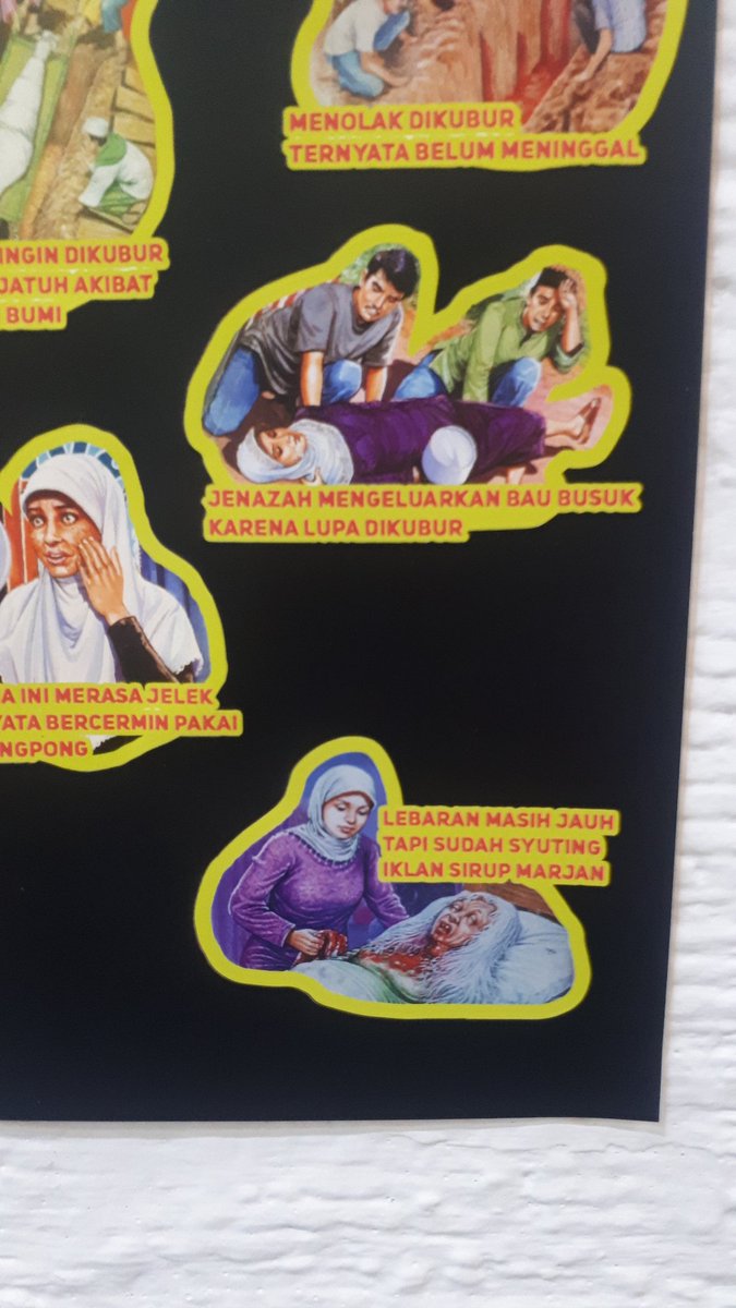 sigya's tweet photo. saya dengar kemarin ada yang mencari stiker azab.

saya jual nih
specs:
A4
Vinyl
Die cut
Idr 50k

bisa langsung dm atau via ig @argyadhyaksa juga boleh https://t.co/dkxjGXE6fK
