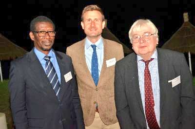UKinSenegal's tweet photo. Last Weekend @HodgsonGeorge was invited to the @royalsociety DFID Africa Capacity Building Award Holder's Meeting Dinner with @NIANEMARYTEUW the minister of Higher Education and Research #PromotingScience https://t.co/Ecrw1arPfw