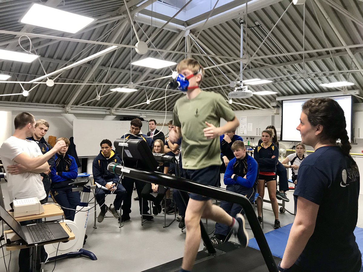 A great experience for the <a href="/TeddiesIB/">Teddies IB Diploma</a> Sports Scientists, testing and analysing their VO2 max in lab conditions. Thank you to <a href="/oxfordbrookes/">Oxford Brookes</a> for pushing them to their limits!