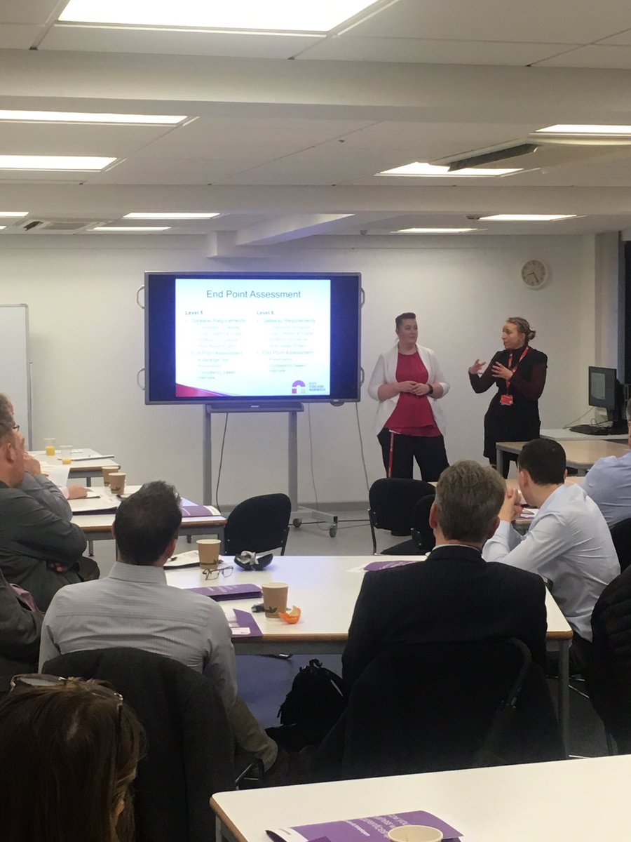 LucieChambers5's tweet photo. Great to hear about how individuals can @TakeYourPlaceHE through #HE and #degreee #apprenticeships in #leadership and management @ApprenticeCCN #skills #cmi #leaders https://t.co/iLxghD02pO