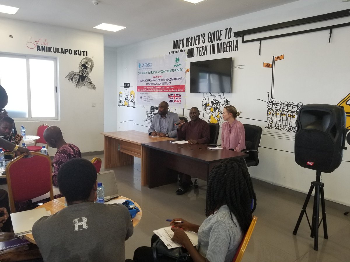 CivicHive's tweet image. We have @cislacnigeria having their LAND ADVOCACY event at the HIVE. We continue to build the eco-system and give support to sustain it. 

#CivicTech  #Tech4Governance