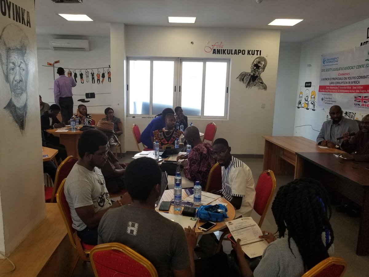 CivicHive's tweet image. We have @cislacnigeria having their LAND ADVOCACY event at the HIVE. We continue to build the eco-system and give support to sustain it. 

#CivicTech  #Tech4Governance