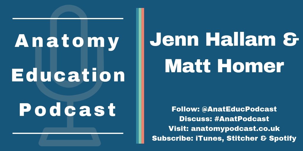 AnatEducPodcast's tweet photo. The latest #AnatPodcast is OUT!! Listen to @DrJenn_Hallam and Dr Matt Homer from the @LeedsARG discuss #assessment, standard setting, validity, reliability, blueprinting and OSCEs in #MedEd. Listen on @iTunes, @Stitcher, @Spotify and https://t.co/SdNUUENFhI. #AnatEd #SoTL https://t.co/jWVcMch0lw