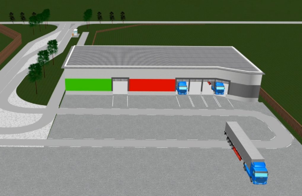PJAModelling's tweet photo. Really liking the new feature in @PTVGroup's VISSIM 11 for reversing HGVs. Makes a big difference in modelling distribution centres. Here's our example, adapting an existing project to show the enhanced capabilities! #vissim #microsim #distributioncentres

https://t.co/JmAPmLyCW2 https://t.co/SFG9B7jZWW