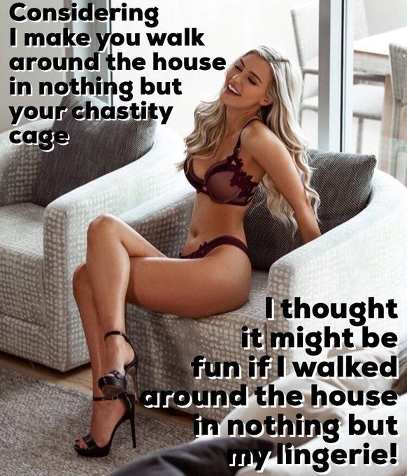 I would love to... #chastity #sissy #femdom https://t.co/4tWUutbIQR<a href="/tag/chastity"class="tags">#chastity</a><a href="/tag/sissy"class="tags">#sissy</a><a href="/tag/femdom"class="tags">#femdom</a>