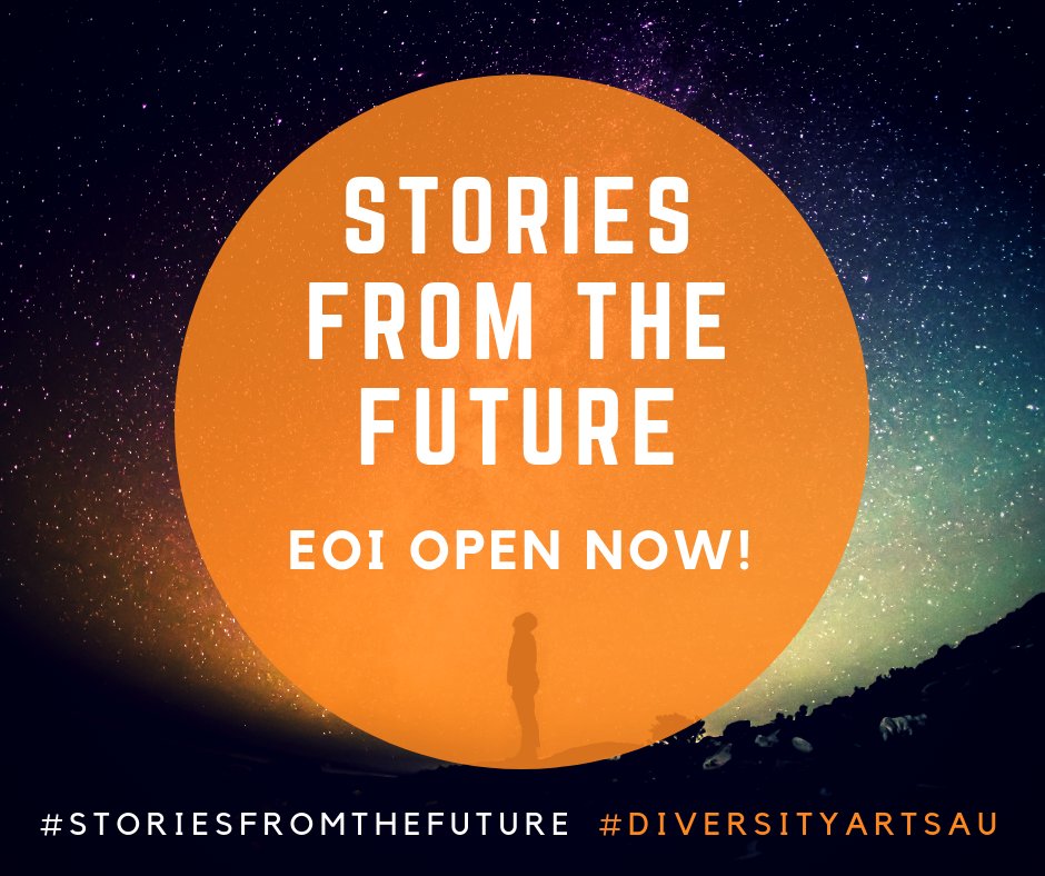 Call for culturally diverse creatives, artists, arts workers, filmmakers, performers &amp; writers!

Join us for #StoriesFromTheFuture, a workshop series to imagine a future where cultural #diversity is present at every level in the #Arts!  goo.gl/forms/shAqxCw7… #DiversityArtsAu
