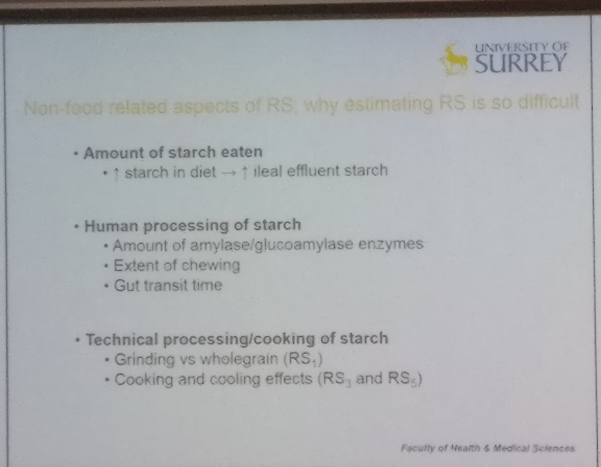 HungEstella's tweet photo. Resistant starch, which resists digestion in the small intestine, may be beneficial for cardiometabolic health, as found in animal studies, but it is difficult to estimate intakes of RS in the population 👇 #NSWinter18 @RSMprofs https://t.co/eskP4yp1yc