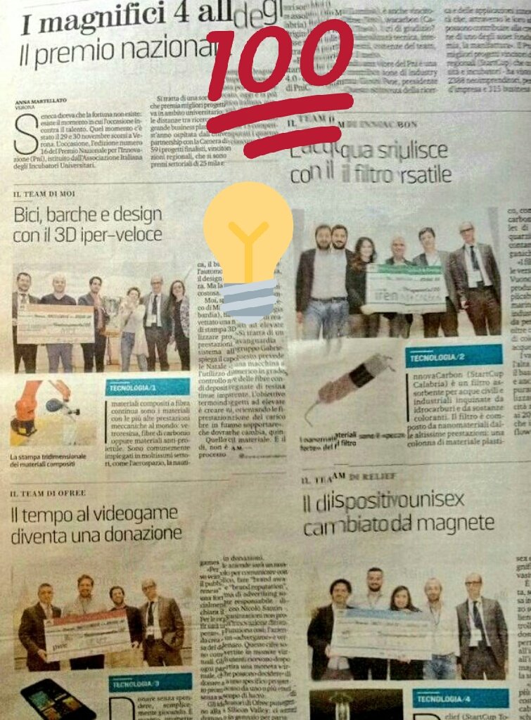 ValComm's tweet photo. #Seneca diceva che la fortuna non esiste:esiste il momento in cui l’occasione incontra il #talento. Quel momento c’è stato il 29 e 30 nov scorsi a #Verona. Onore al grande lavoro degli incubatori universitari e al #PNI2018 di @PNICube. #OGGI su @LaStampa https://t.co/TSzlIvR8Dl https://t.co/WWBx1KN6Dl