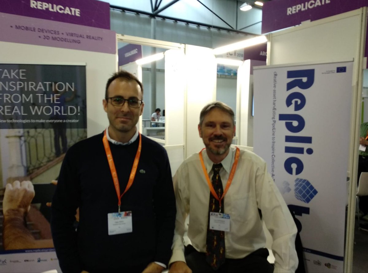 ReplicateProj's tweet photo. Come and visit us at #ICT2018 for a live 3D demo. Stand T08 Exhibition Room X4. #Creative https://t.co/MMcJuGIDZo