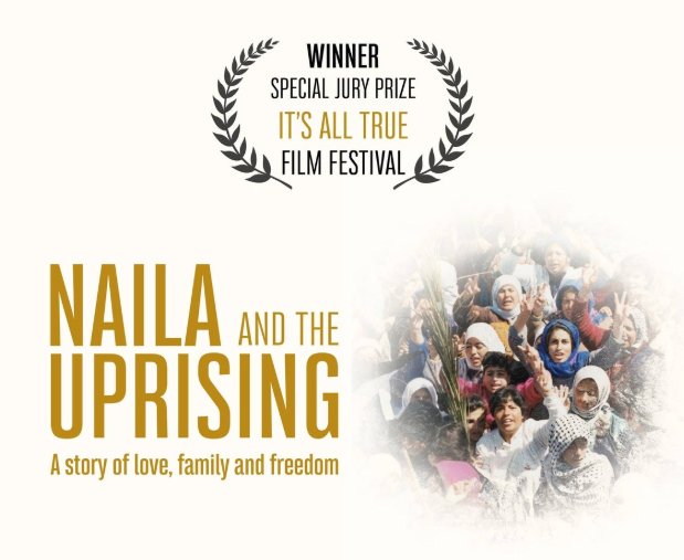 PFFLds's tweet photo. LPFF18 #9 - Naila &amp; the Uprising is an inspiring film about female empowerment and the struggle for freedom + Q&amp;A with Shahd Abusalama. 
Sat 8th Dec  6.30-8pm Carriageworks Theatre, Millennium Sq, LS2 3AD  FREE EVENT  (funded by LeedsInspired) so get booking on Eventbrite
#lpff18 https://t.co/buCF5IlgES