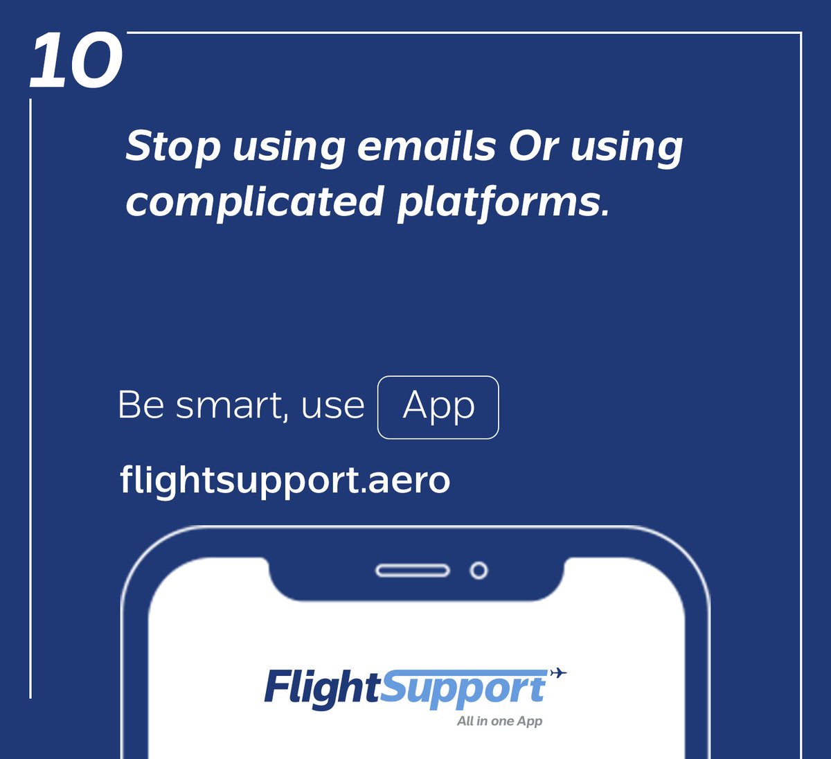 FlightSupportUK's tweet photo. Stop using emails Or using complicated platforms.

https://t.co/dKcuRts6Ky

#FlightSupport #Djetops #Aviation #UK #USA #Farnborough #Airlines #Aircraft #AviationApp https://t.co/x0QJBvXX7g