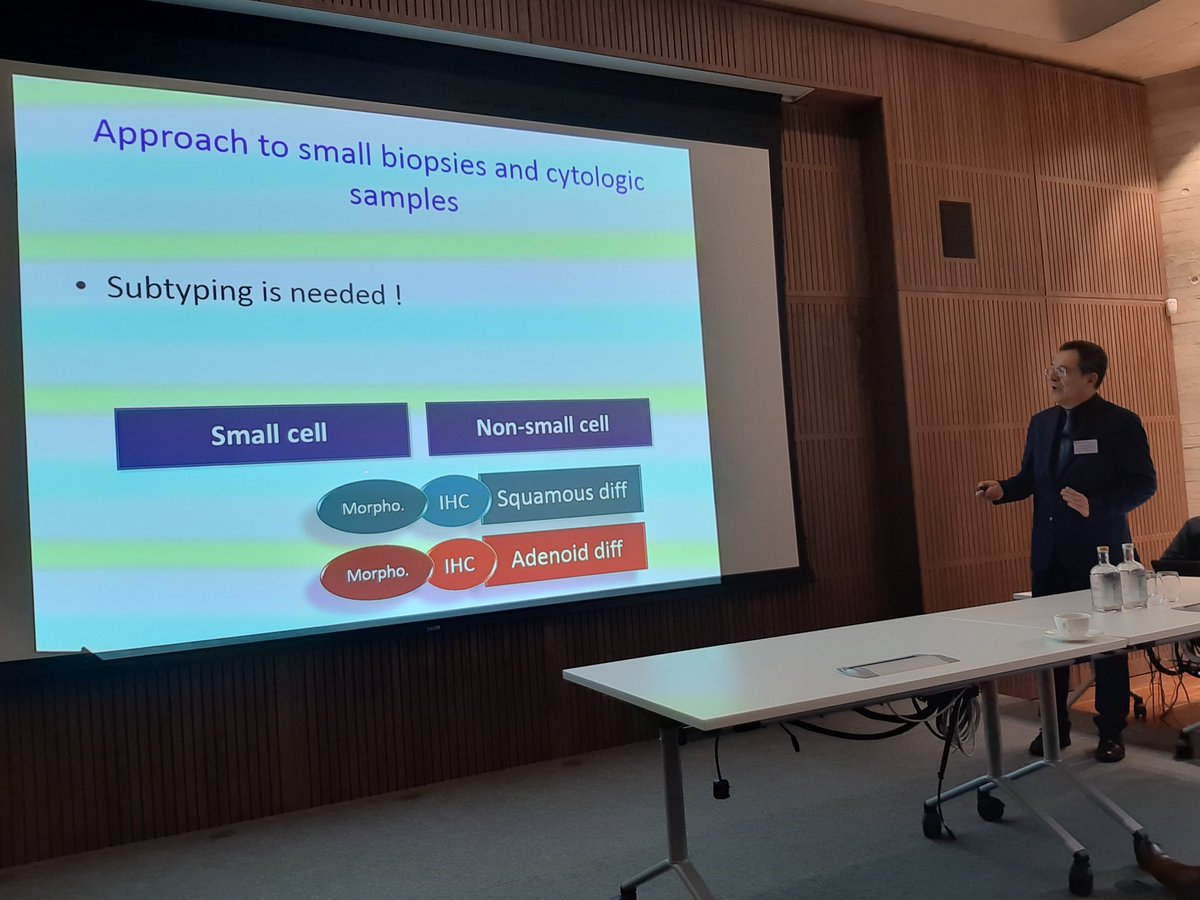 IACytology's tweet photo. #IACtutorial in London. Dr @fcschmitt presents a great approach to small #Bx and #cytology samples. https://t.co/GUGjjdME8n