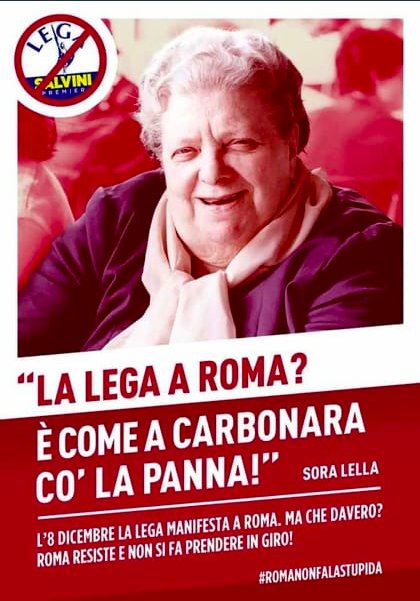 sonoinletargo's tweet photo. Roma resiste al governo giallo-verde, e non si fa prendere in giro! #romanonfalastupida @matteosalvinimi https://t.co/7HbHZfVJyb