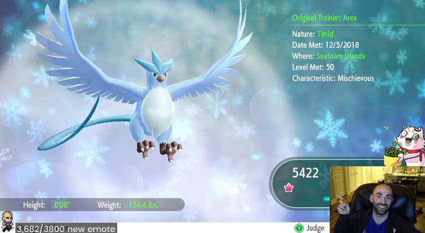 TFW TheNo1Alex Sees a Shiny Articuno