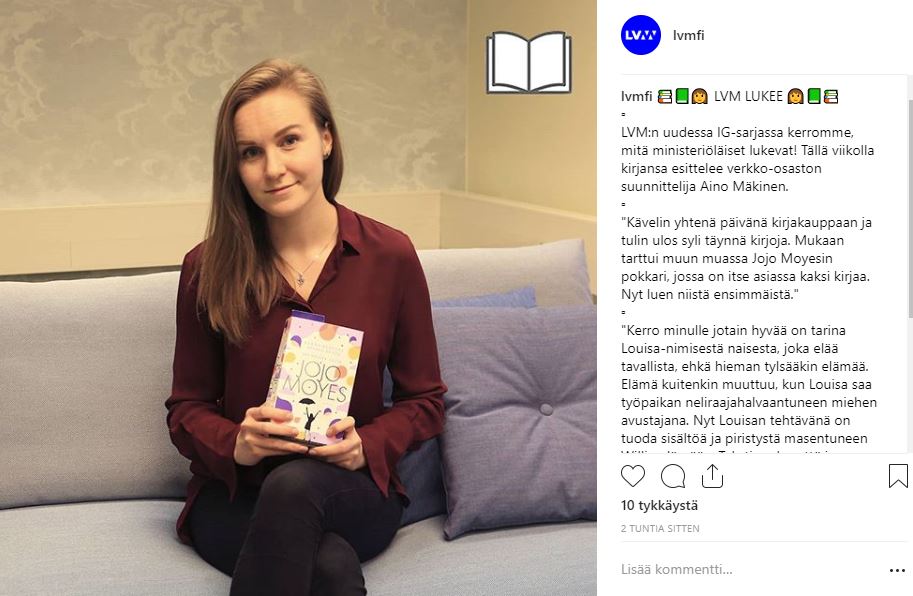 Onneksi olkoon tänään avautunut #Oodi! Uskokaa tai älkää, me LVM:ssä luemme paljon muutakin kuin lakitekstejä! 😉📚 LVM:n Instagram-tilillä esittelemme  kirjoja, joita ministeriöläiset lukevat juuri nyt. Seuraa siis #LVMlukee!

#oodihelsinki #lukeminen

instagram.com/p/Bq_1ciMB2Ad/…