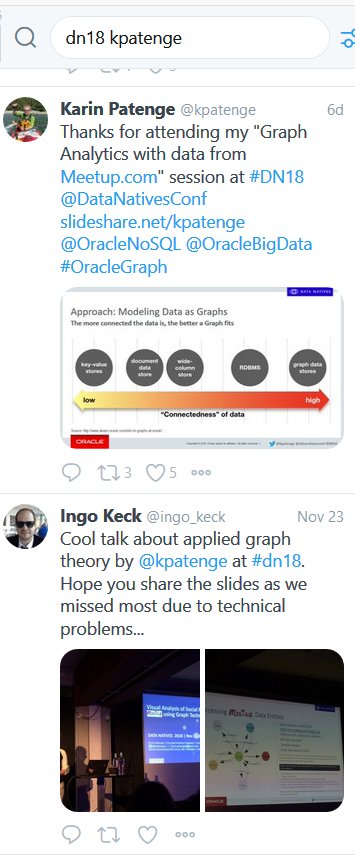 OracleNoSQL's tweet image. Interesting talk by@@kpatenge at #dn18 about @OracleNoSQL