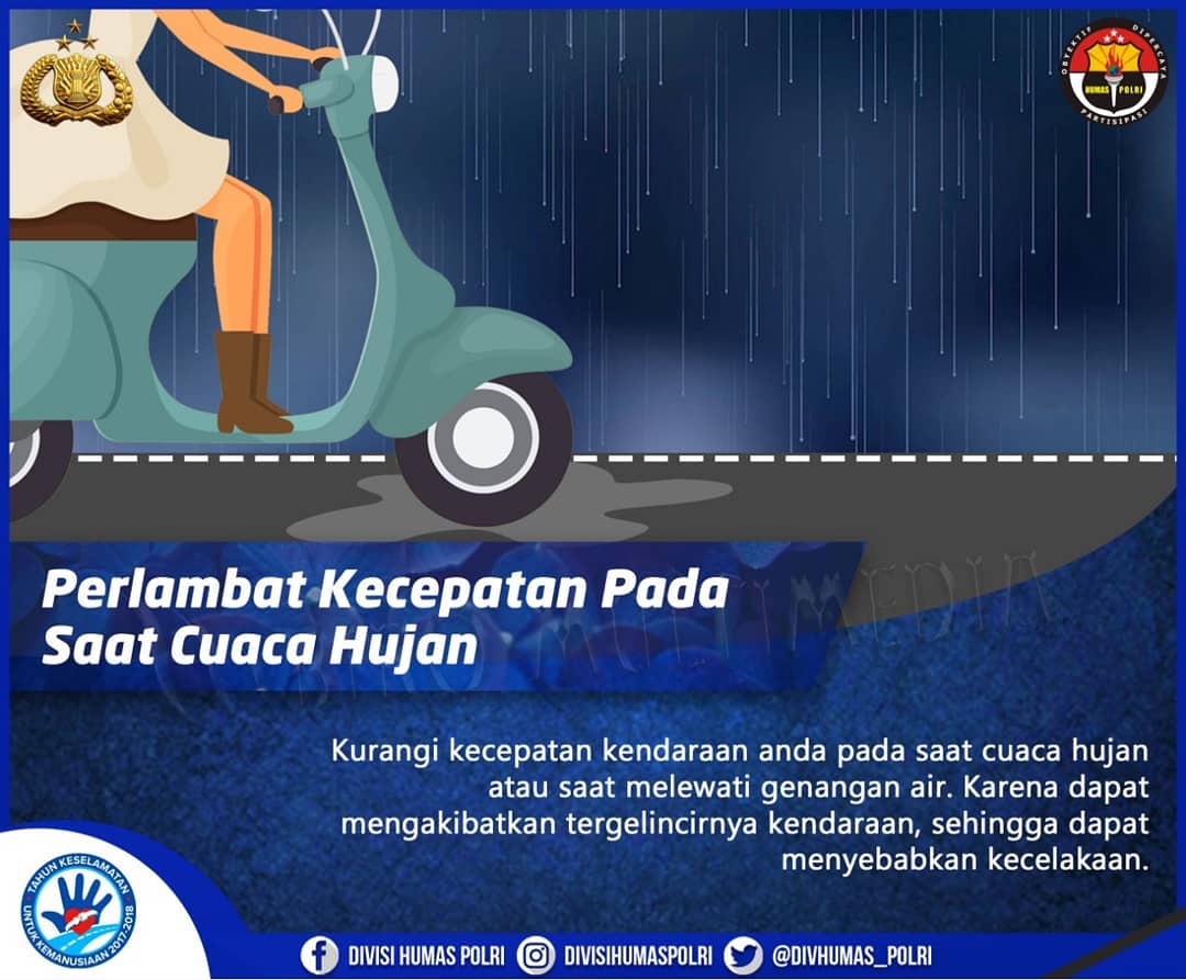 korcambangil's tweet photo. Hayo sobat jangan lupa ya "perlambat kecepatan Saat Cuaca Hujan"
#salam satu aspal https://t.co/UeCNdp5U0k