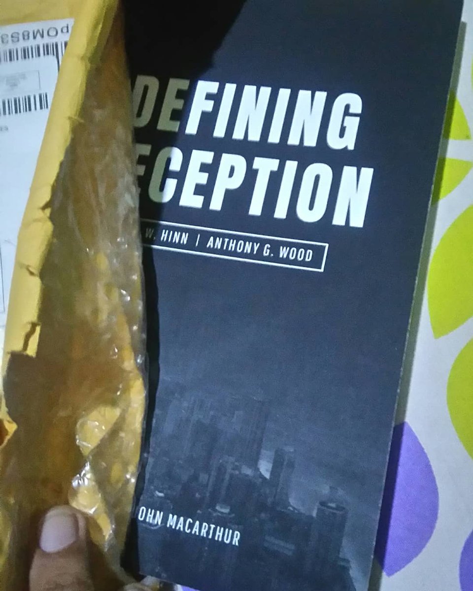 nitoygonzales's tweet photo. Excited to read, review, share and quote this book #definingdeception by @costiwhinn and @RevAnthonyWood thank you so much. 😊 https://t.co/8kQdZYLfqb