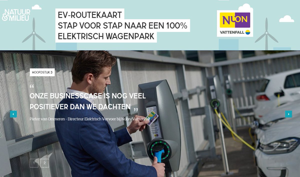 Wethouder @sharon_dijksma introduceerde de <a href="/NatuurenMilieu/">Natuur & Milieu</a> EV-routekaart, gemaakt ism voorlopers als <a href="/Albertheijn/">Albert Heijn</a>, <a href="/Stedin/">Stedin</a> en @Nuon/Vattenfall. Deze helpt bedrijven op weg naar een 100% elektrisch wagenpark. bit.ly/2zLGP5J <a href="/Nuonnieuws/">Nuon</a> <a href="/AmsterdamNL/">Gemeente Amsterdam</a>