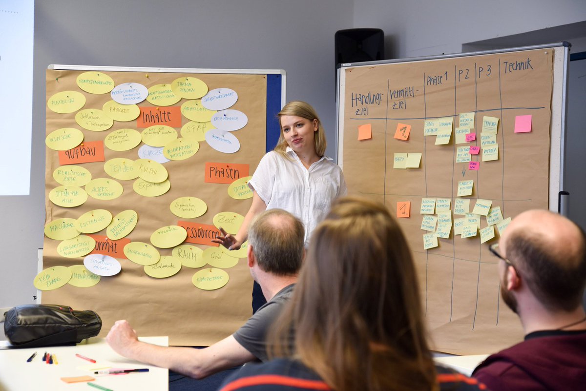 Bei Anja Fischer ging es bei den Fachtagen um die konkrete Planung von Angeboten, also die Aufteilung in zeitliche Phasen und Wahl von Methoden für bestimmte Ziele. #goodjob #app2music_DE #fachtage2018