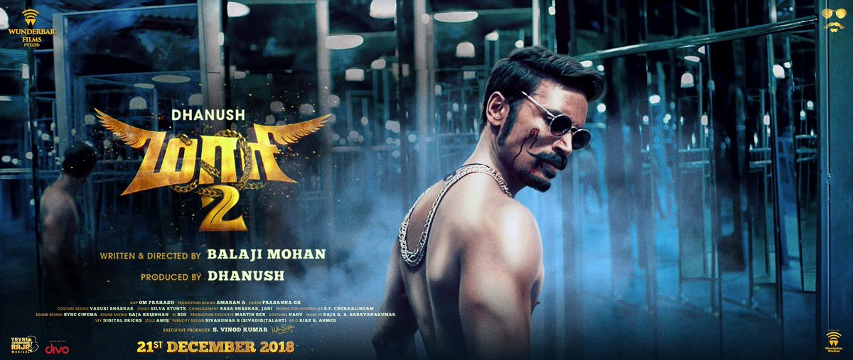 DhanushismKK's tweet photo. #Maari2 Fans made 💥🔥

#Maari2Trailer #senjuruven #TharaLocal https://t.co/lpmz9vGbTv