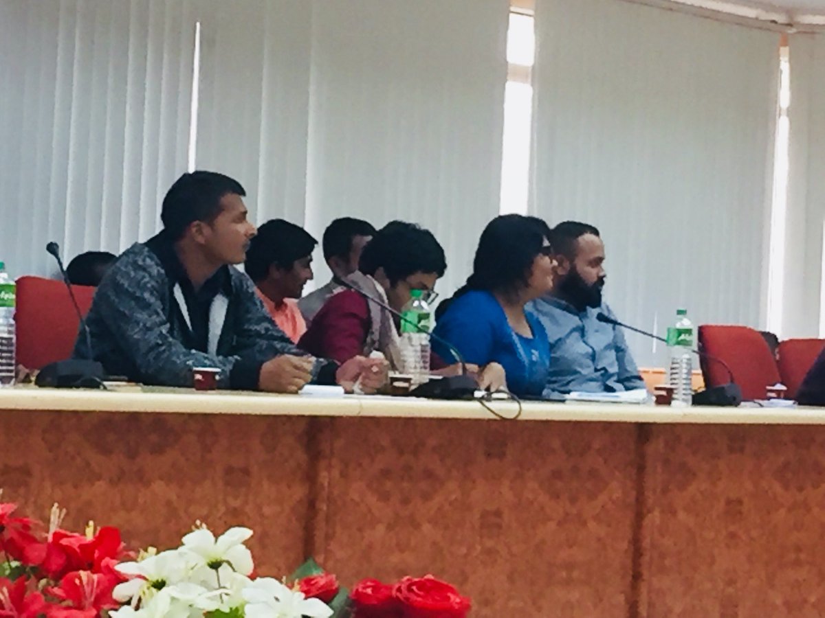 Jagdishb29's tweet photo. #Confluence2018: Today had National Gandhi Fellowship Confluence-2018 with the team of Aspirational District(NITI). Our Guest of honour Dr. Poonam Srivastava (Joint Advisor of NITI Aayog). We discussed Journey so far and shared lots of change story.
@PiramalFdn @thegfprogram https://t.co/CtIIaZUgni