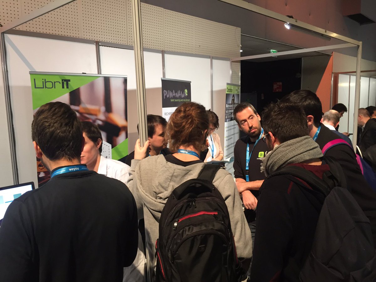 OSS_Paris's tweet photo. Les RH du libre sont Ă #OSSParis18 ! GĂ©rez lâaccĂšs Ă vos infrastructures et vos recrutements avec #LIbrIT et @Pumanawa_RH. https://t.co/m4unmatmGy