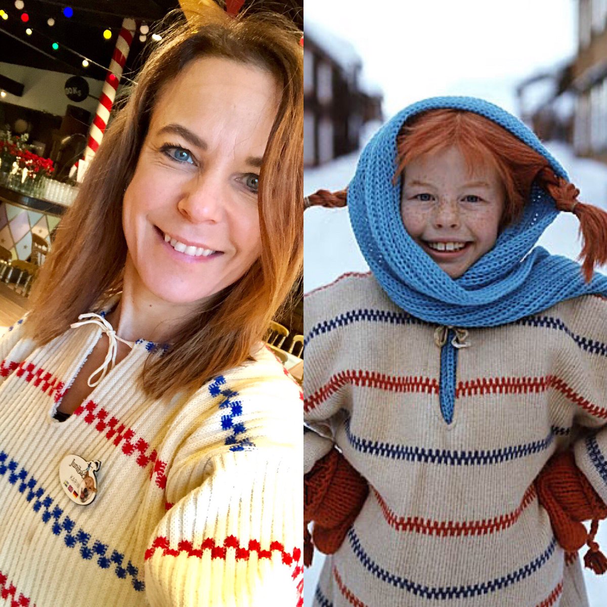 kschyffert's tweet photo. Hittade en passande jobbtröja hemma!
#junibacken #PippiLångstrump #dressforsuccess https://t.co/zrh2bestmk