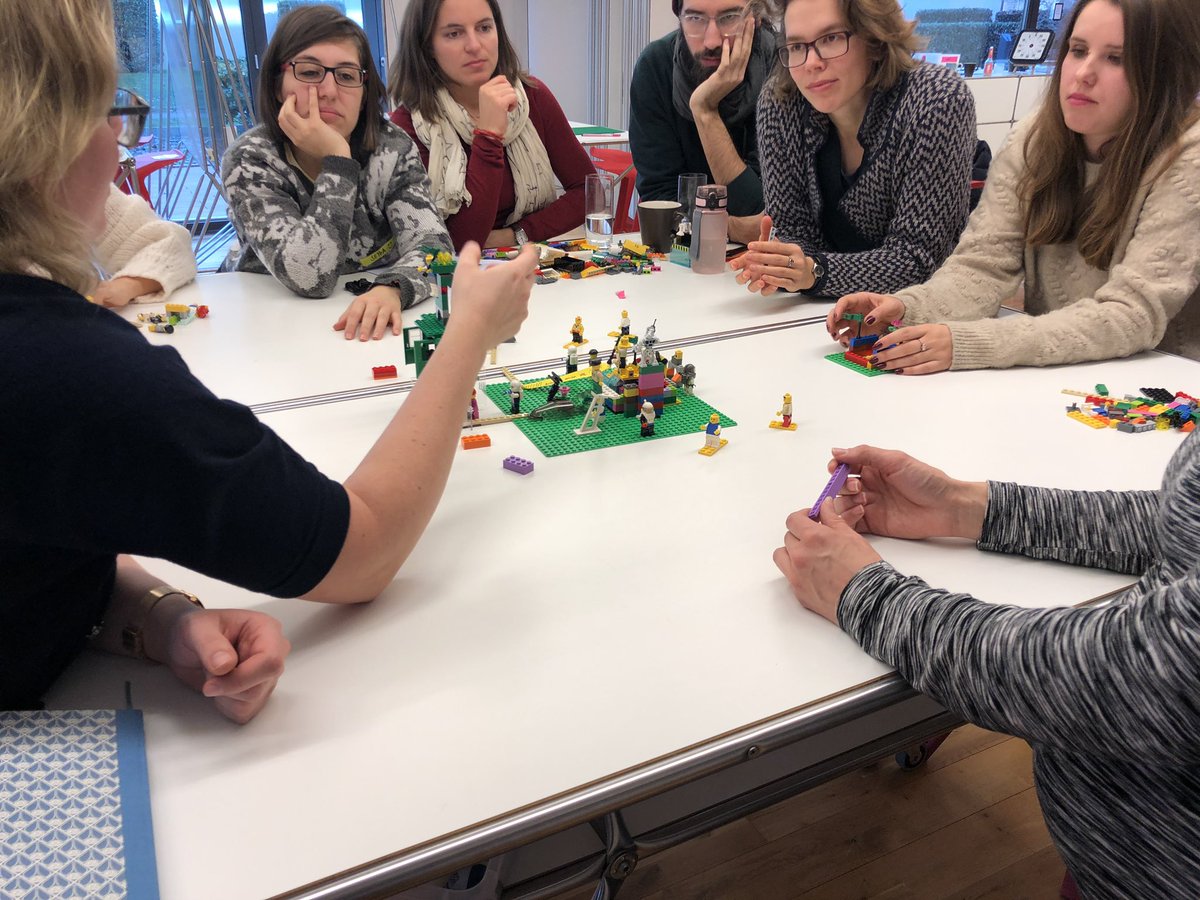 APVisser's tweet photo. Encourage wild ideas! Looking back at yesterday’s ‘strategic development’ workshop at @HPI_DE #strategicdesign #designthinking #designplay #designsprint #legoseriousplay #strategicthinking @StrategicCreatv @Bricks_Business https://t.co/fww0AiOoN0