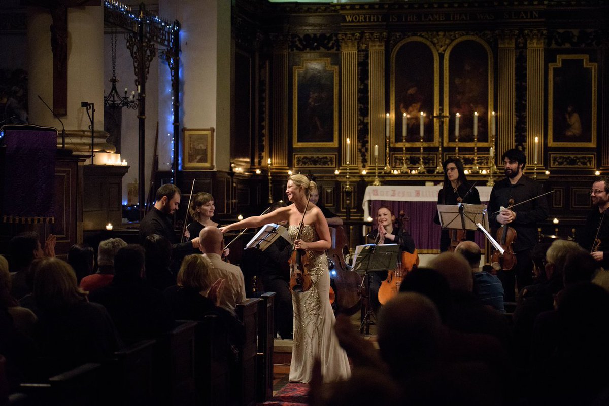 TunedInLDN's tweet photo. Saturday 8th Dec's #CeloniatusEnsemble was born from the time when @Harrietviolin was a fellow at @TrinityLaban in #Greenwich. That's where they'll be rehearsing this week. Please join us from 7.45pm at #StMarysRotherhithe, tickets on our website: https://t.co/esi7ob7qlU #SE16 https://t.co/Cz34xkNEiC