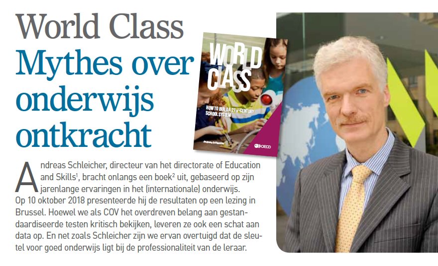 hetCOV's tweet photo. In #Basis10 interview met @SchleicherOECD: "Kwaliteit van onderwijs kan nooit beter zijn dan kwaliteit van leraren" https://t.co/jdp0SNmXZI https://t.co/Evqiirj12a
