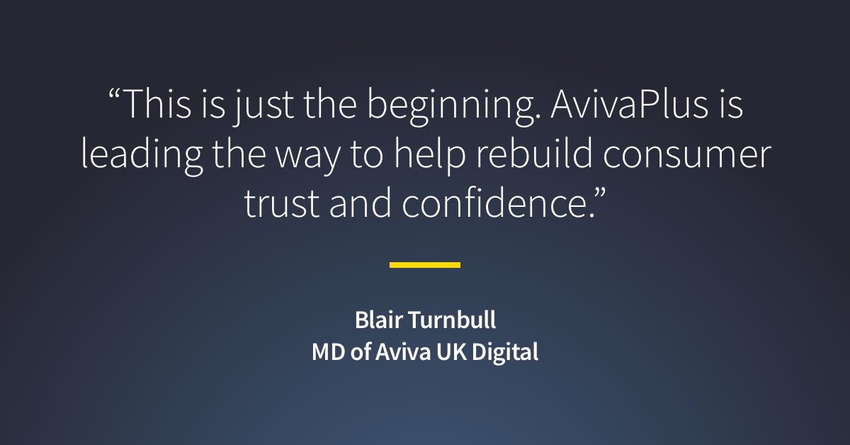 avivaplc's tweet photo. Want to know more about how we’re making things quicker, easier and more convenient for our UK #customers? Read all you need to know about #AvivaPlus here -https://t.co/IVNiOZUn05 https://t.co/v3vbUJBGE4