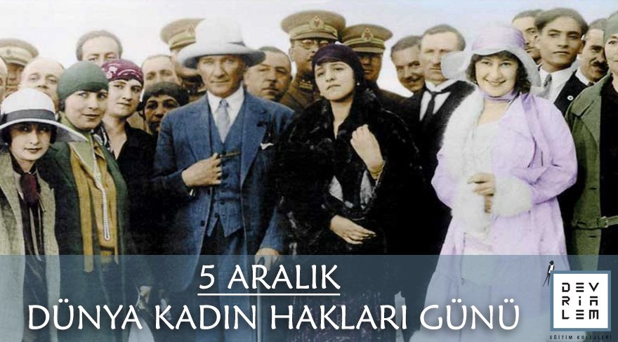 “Mümkün müdür ki bir toplumun yarısı zincirlerle topraklara bağlı kaldıkça diğer kısmı göklere yükselebilsin.” Türk kadınına Seçme ve Seçilme Hakkı’nın verilmesinin 84. Yılı ve #5AralıkDünyaKadınHaklarıGünü kutlu olsun. 
#5Aralık #seçmeveseçilmehakkı