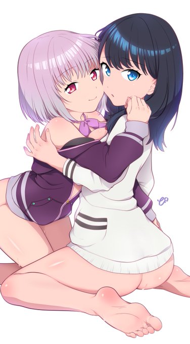 「君を退屈から…」

フォロワーさん600人突破記念でアンケ1、2位だった #グリッドマン の六花とアカネを描きました。この二人が描けて嬉しい😇女の子同士が絡み合う姿は至高。。。

全体図はpixivにて↓
#pixiv:https://t.co/T7fGJ3koM3 