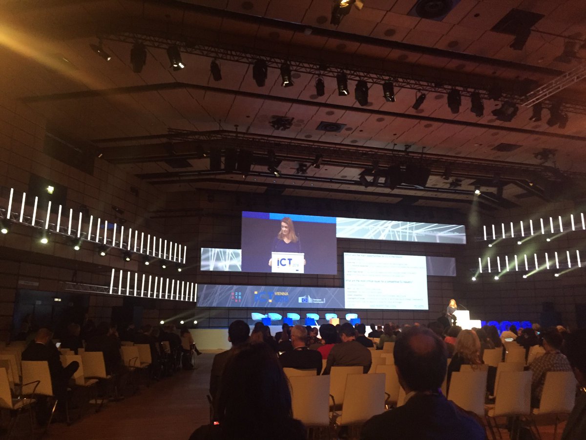 pnikolai's tweet photo. A very interesting presentation for Key Digital Technologies and the Future of Europe at #AT2018EU #digitalSkillsEU #ICT2018 https://t.co/0khNB3seaD