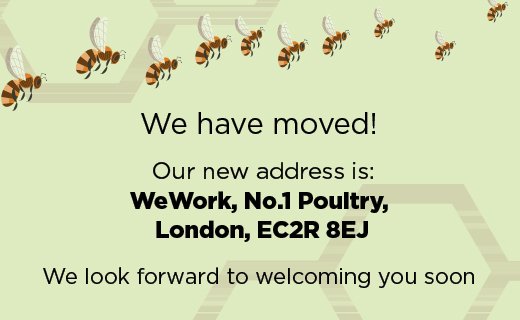 We have moved! We're settling into our brand new office at No.1 Poultry.